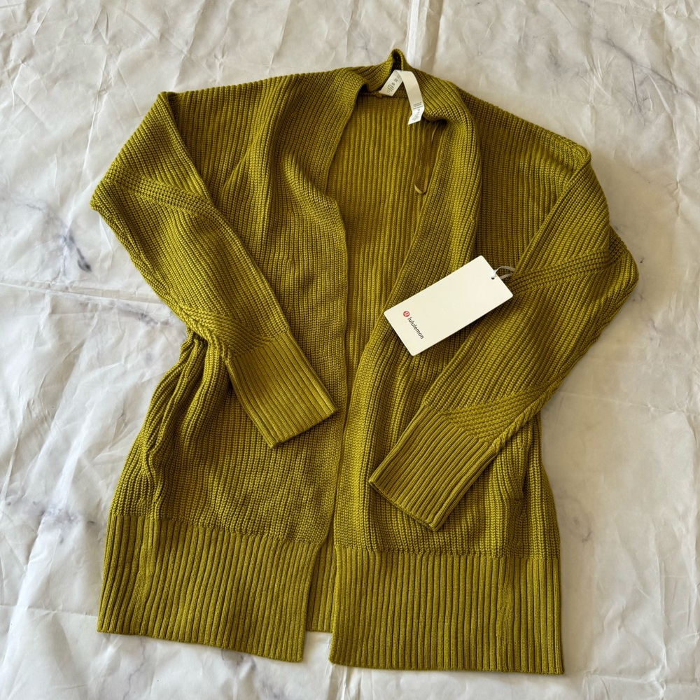 SOLD❤️🔥LULULEMON cashlu sweater wrap cardigan ✨ - Picture 6 of 16